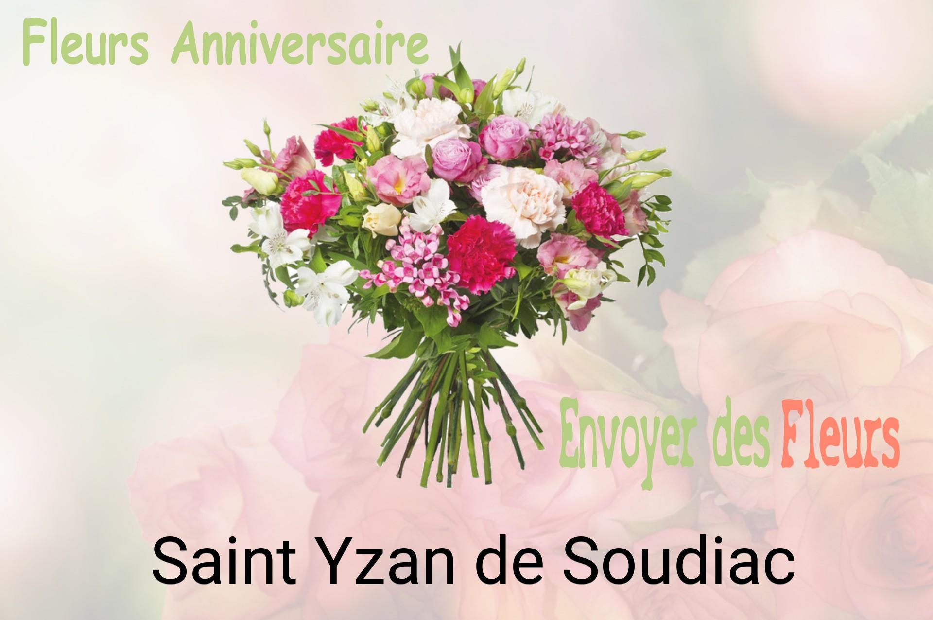Bouquet de fleurs d’anniversaire livré à Saint-Yzan-de-Soudiac