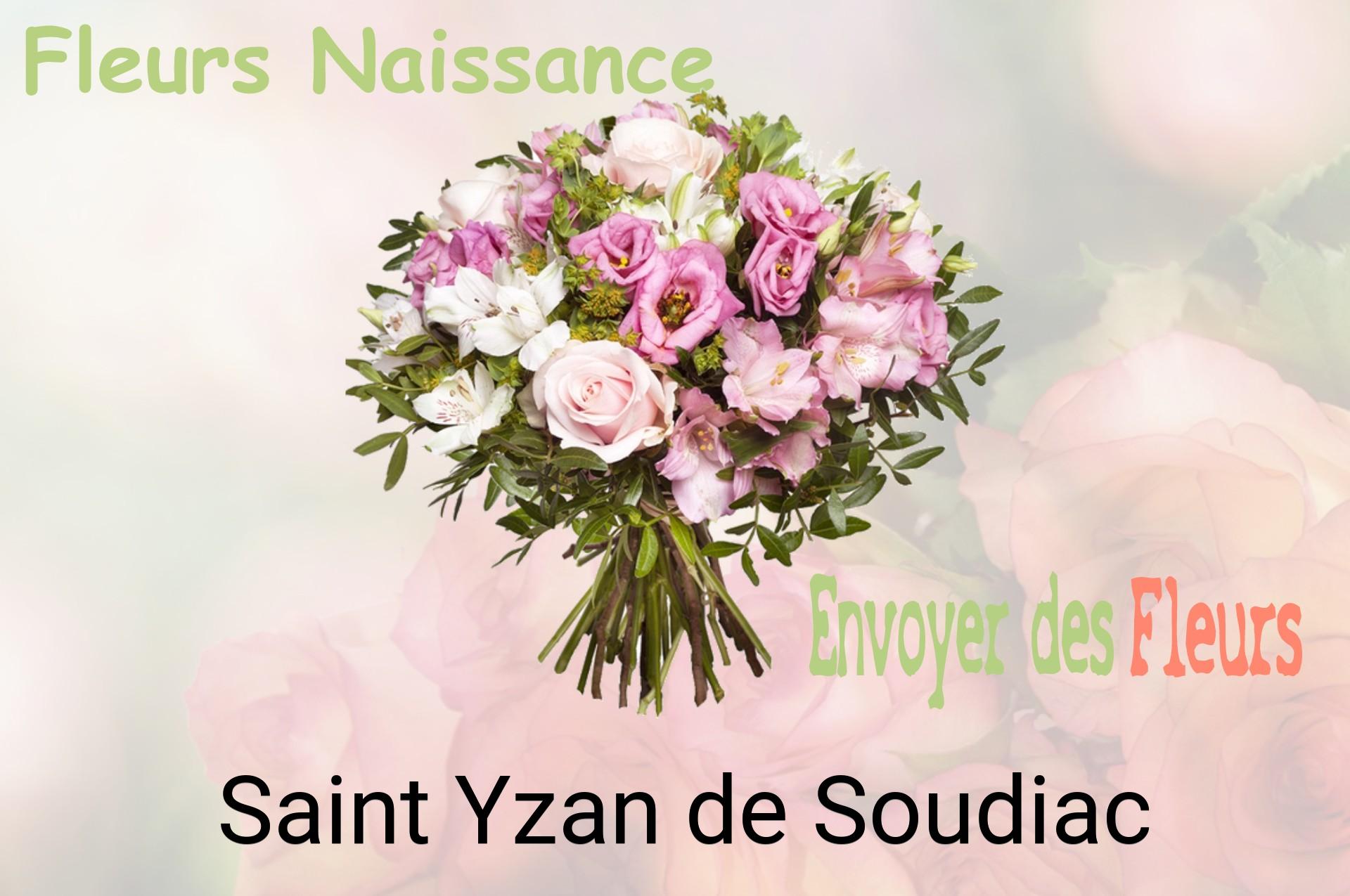 Bouquet de fleurs de naissance livré à Saint-Yzan-de-Soudiac
